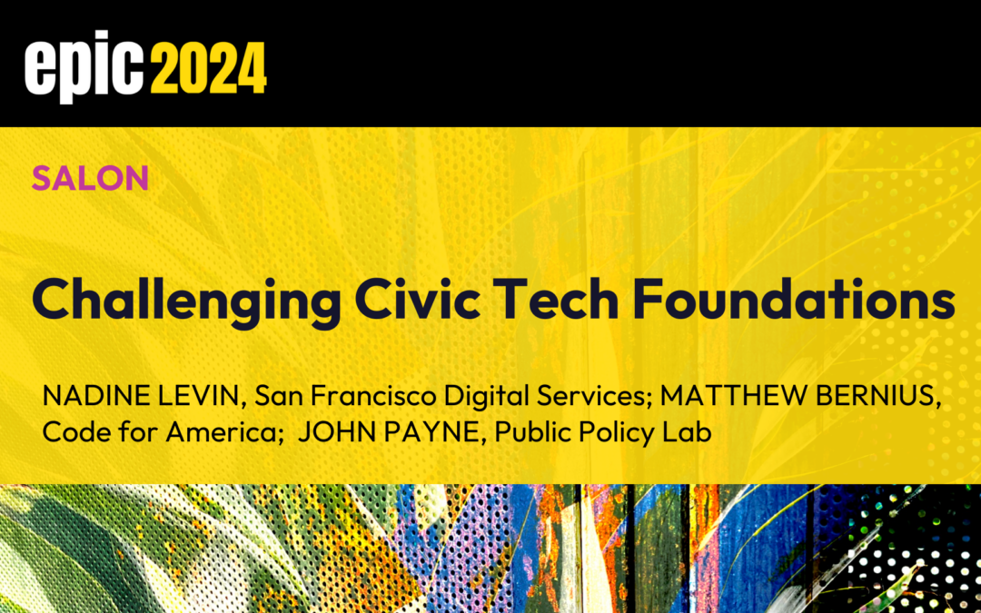 Challenging Civic Tech Foundations