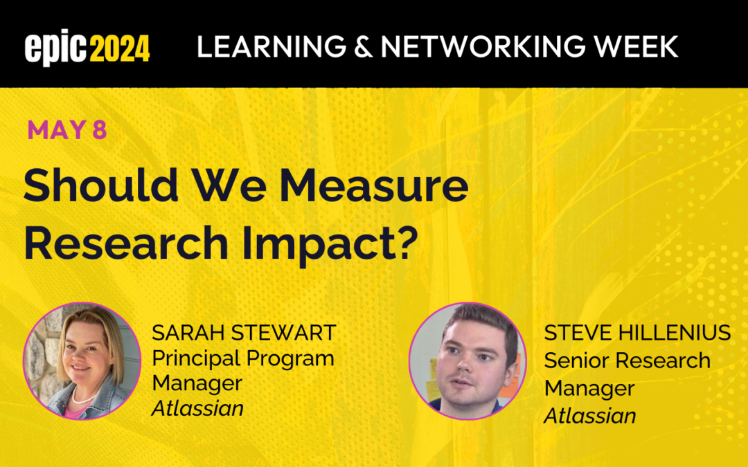 Should We Measure Research Impact?