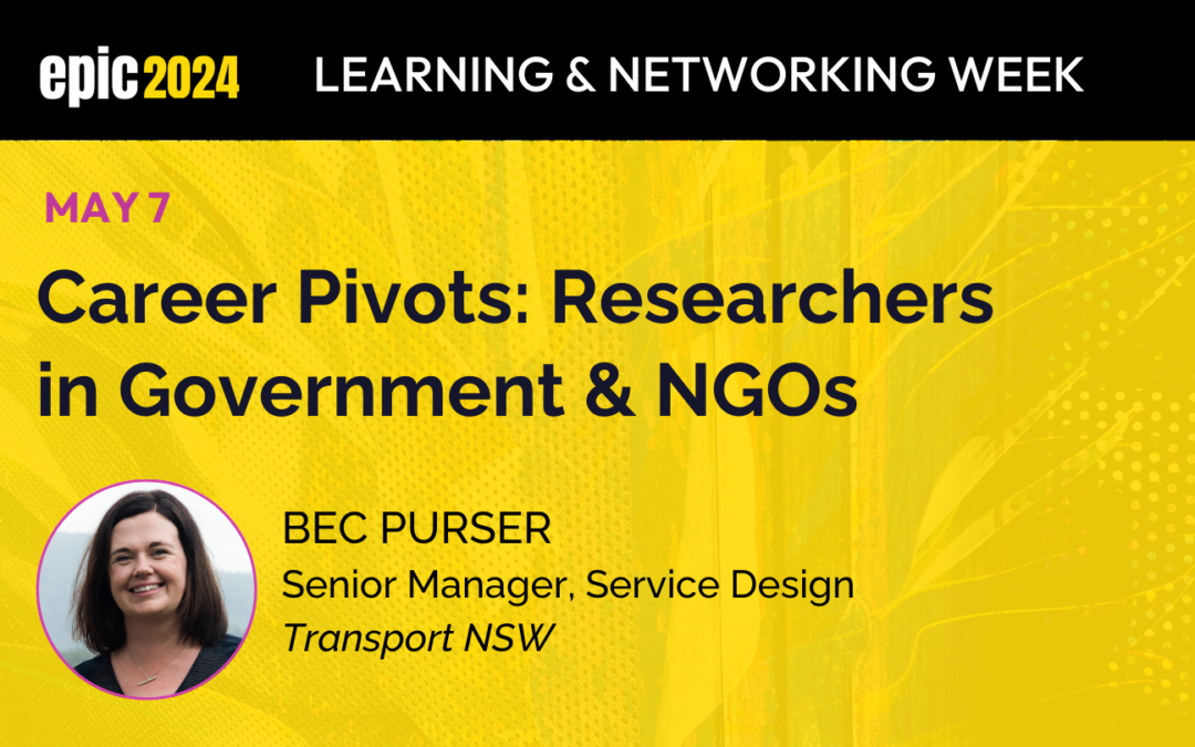 Career Pivots: A Day in the Life of Researchers Working in Government and NGOs