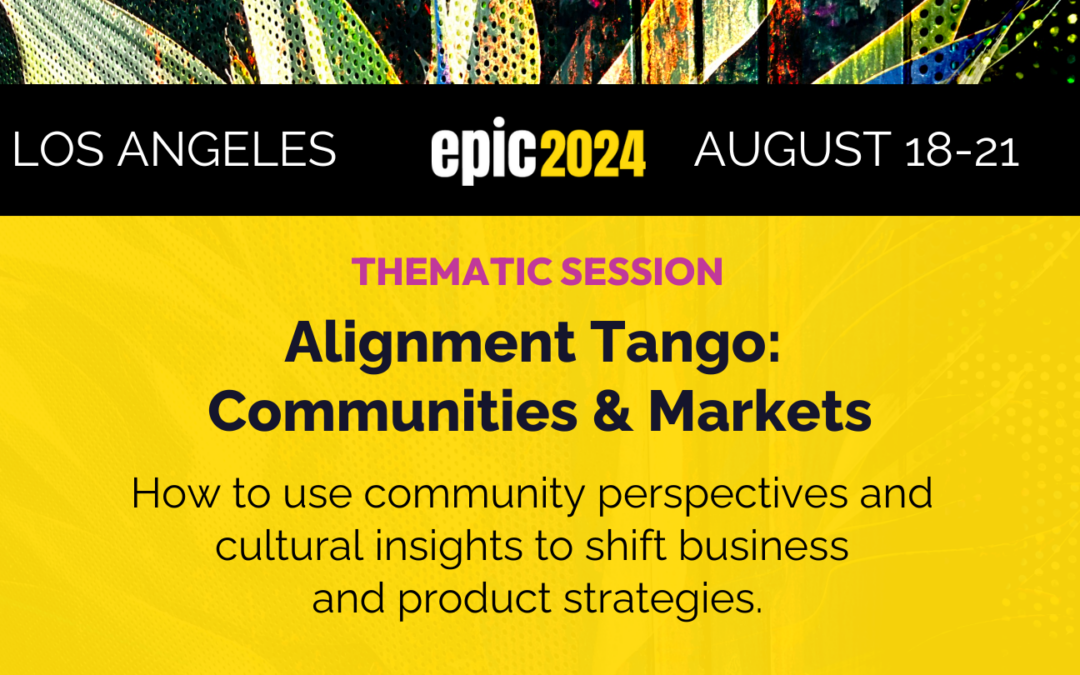 Alignment Tango: Communities and Markets