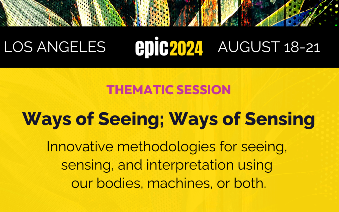 Ways of Seeing, Ways of Sensing